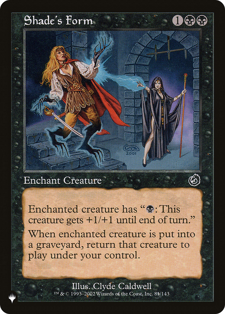 Image of Shade's Form (LIST-TOR-81) - The List