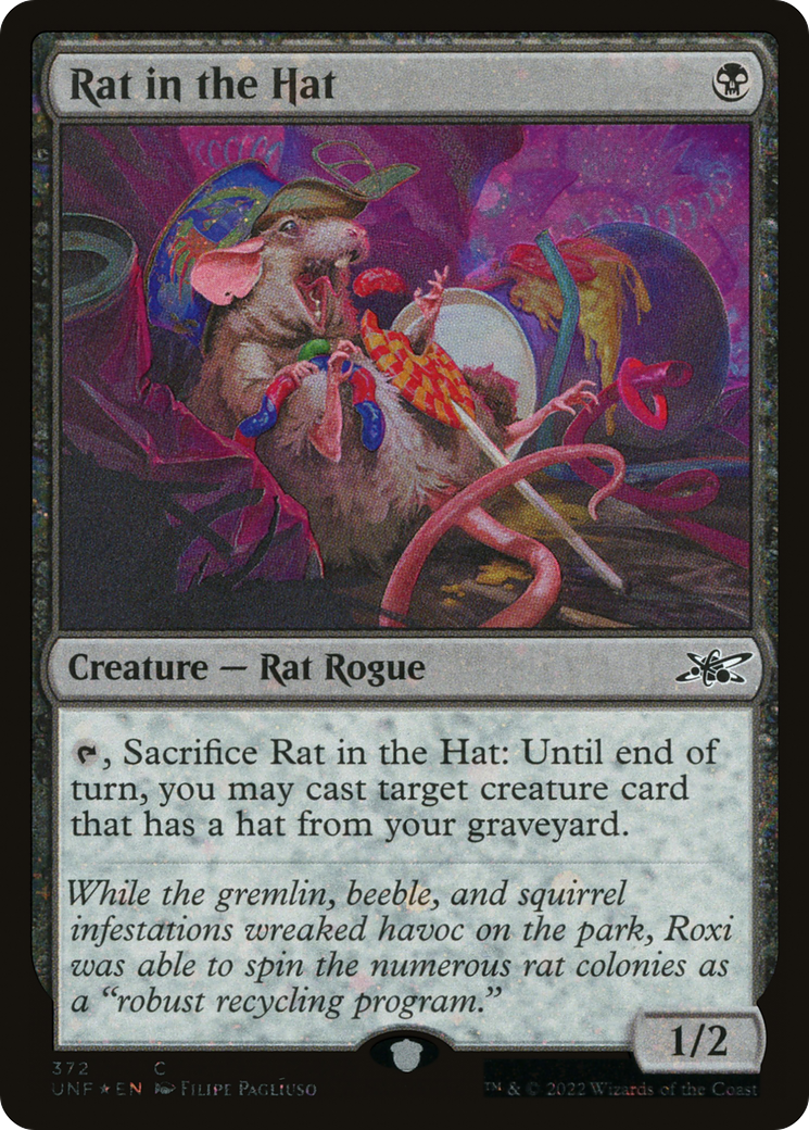 Image of Rat in the Hat (Galaxy Foil) (UNF-372) - Unfinity Foil