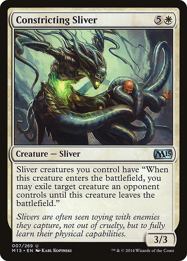 Image of Constricting Sliver (M15-007) - Magic 2015 Foil