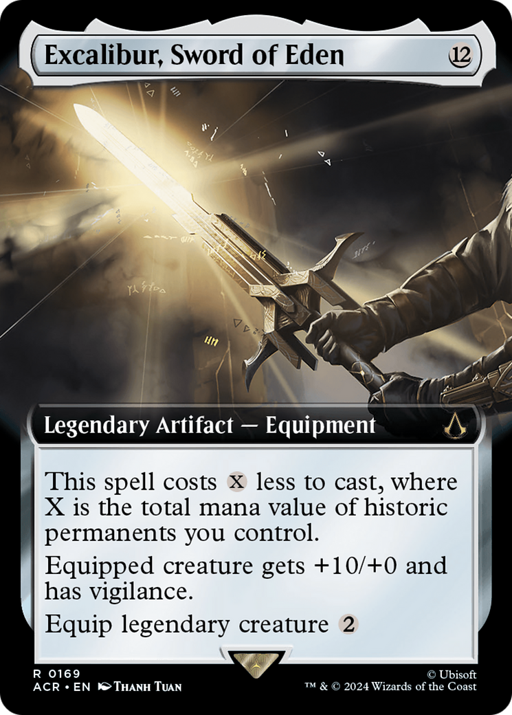 Image of Excalibur, Sword of Eden (Extended Art) (ACR-169) - Assassin's Creed: (Extended Art)