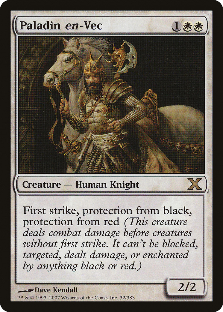 Image of Paladin en-Vec (10E-032) - Tenth Edition