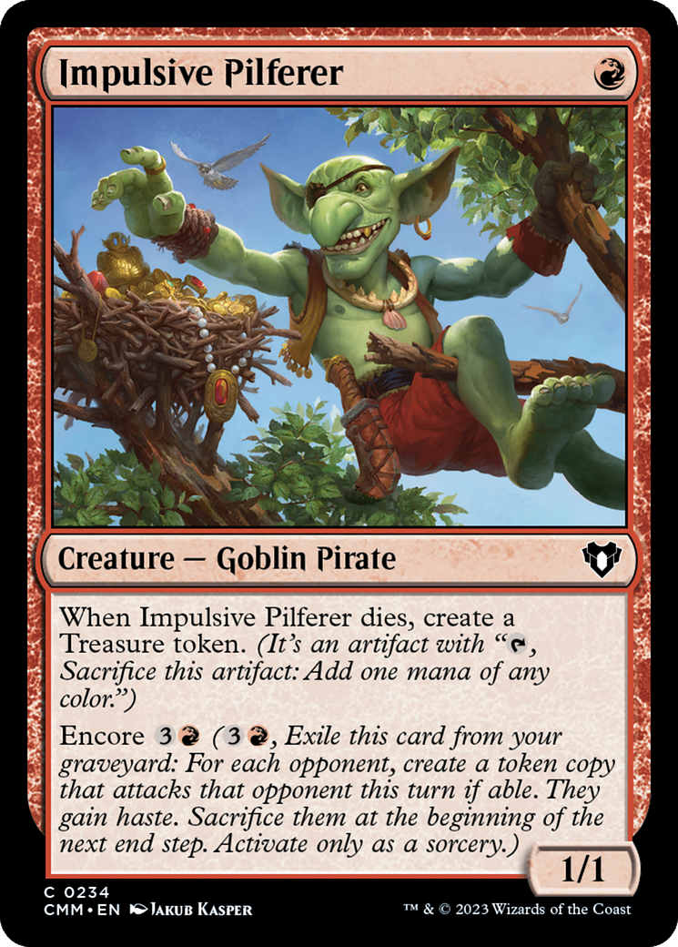 Image of Impulsive Pilferer (CMM-234) - Commander Masters