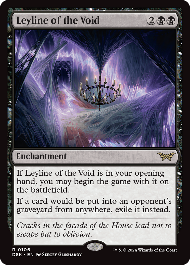 Image of Leyline of the Void (DSK-106) - Duskmourn: House of Horror Foil