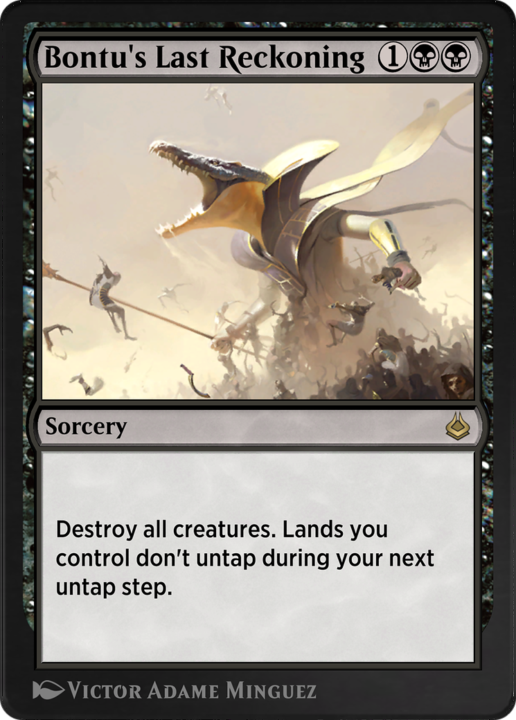 Image of Bontu's Last Reckoning (AKR-096) - Amonkhet Remastered