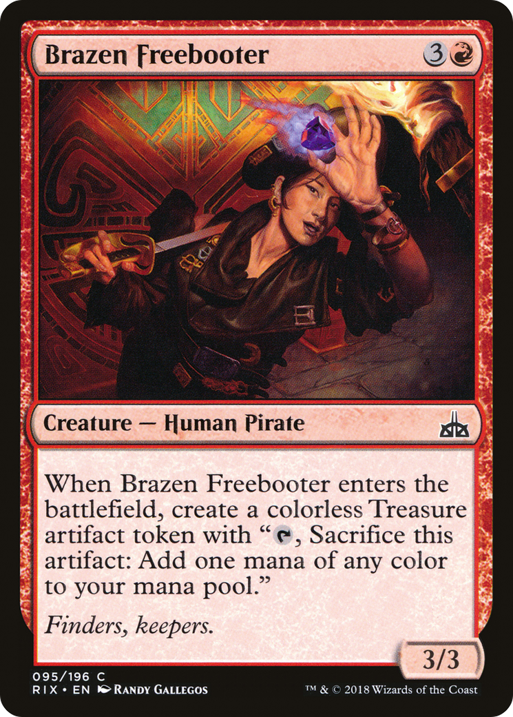 Image of Brazen Freebooter (RIX-095) - Rivals of Ixalan