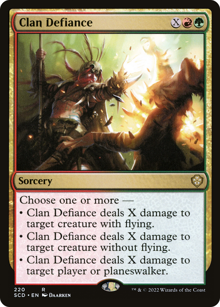 Image of Clan Defiance (SCD-220) - Starter Commander Decks