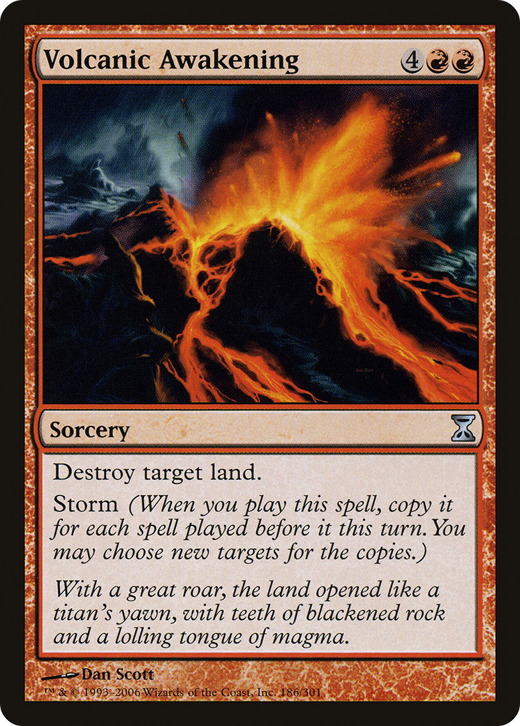 Image of Volcanic Awakening (TSP-186) - Time Spiral Foil