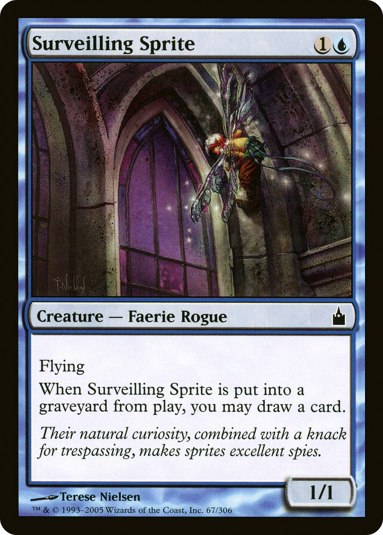 Image of Surveilling Sprite (RAV-067) - Ravnica: City of Guilds Foil