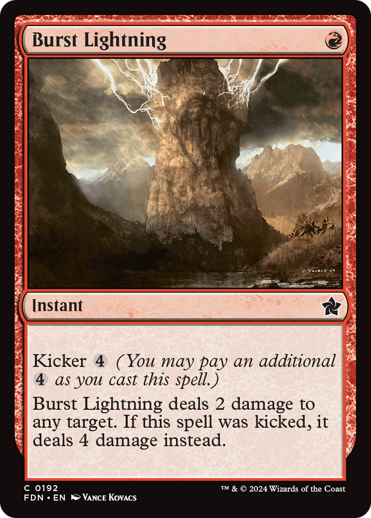 Image of Burst Lightning (FDN-192) - Foundations