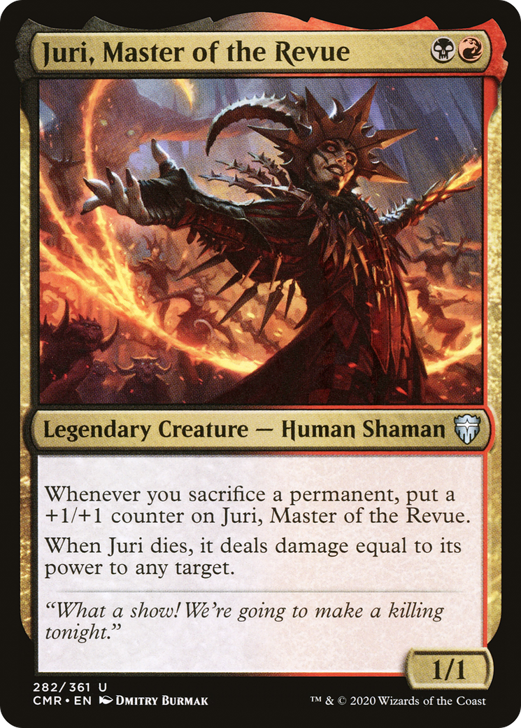 Image of Juri, Master of the Revue (CMR-282) - Commander Legends Foil