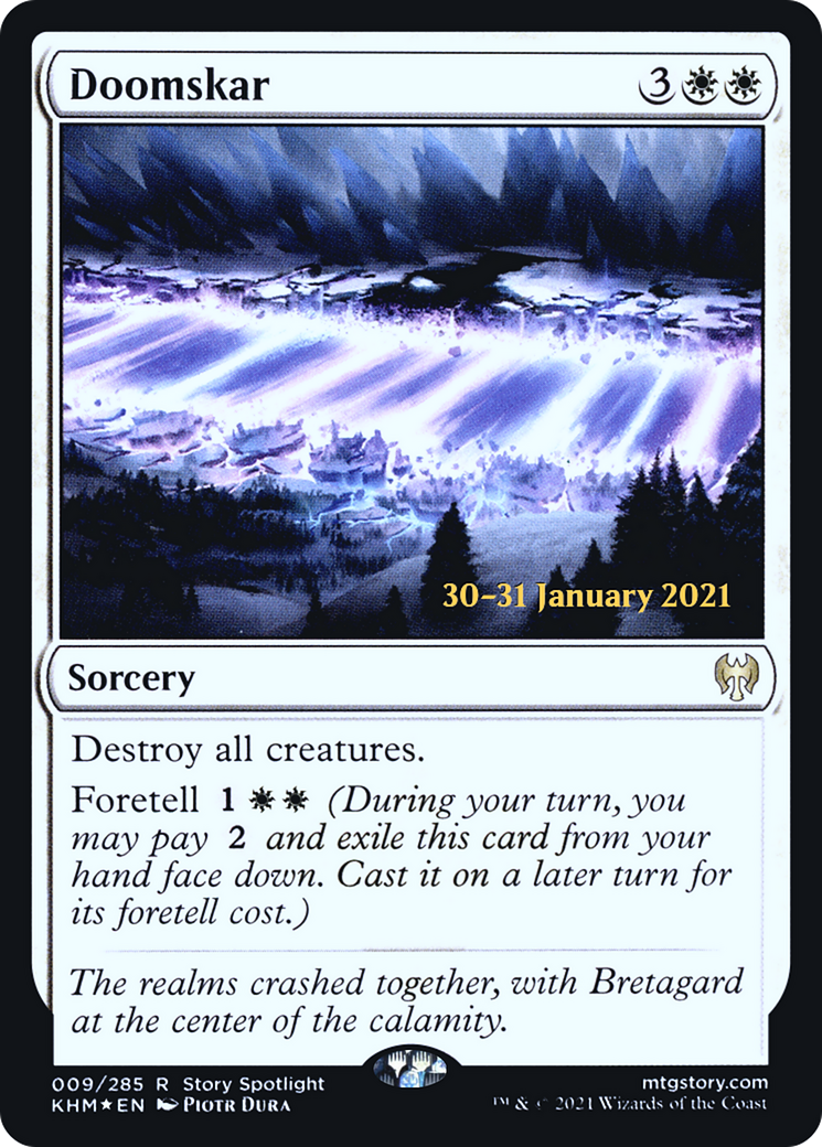 Image of Doomskar (PRE-09S) - Kaldheim Promos Foil
