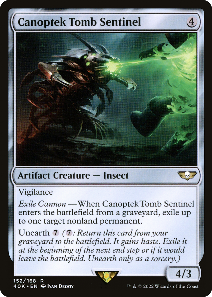 Image of Canoptek Tomb Sentinel (40K-152) - Warhammer 40,000 Commander