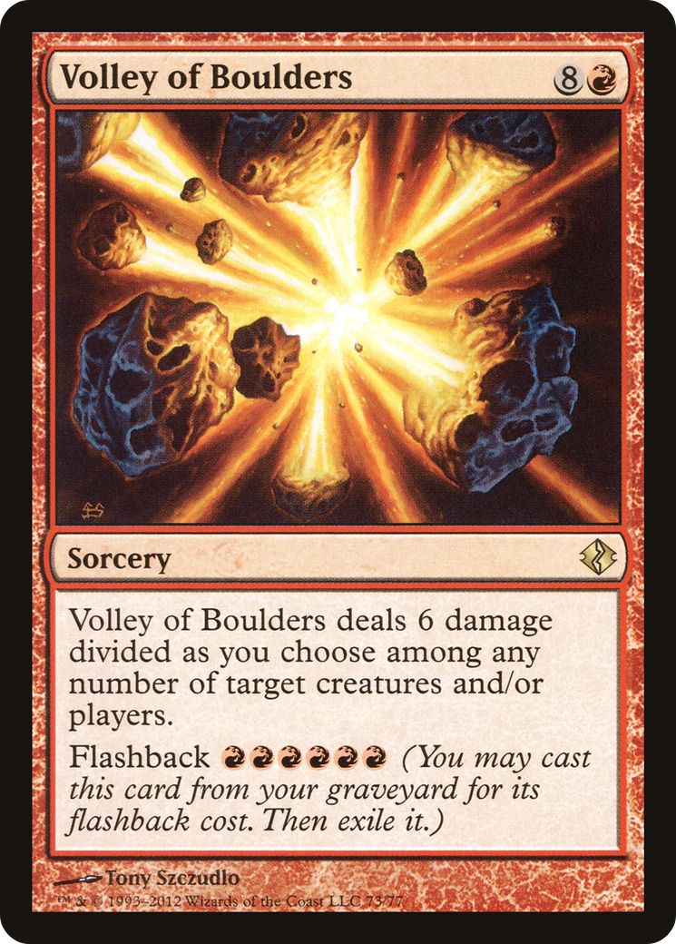 Image of Volley of Boulders (DDI-073) - Duel Decks: Venser vs. Koth