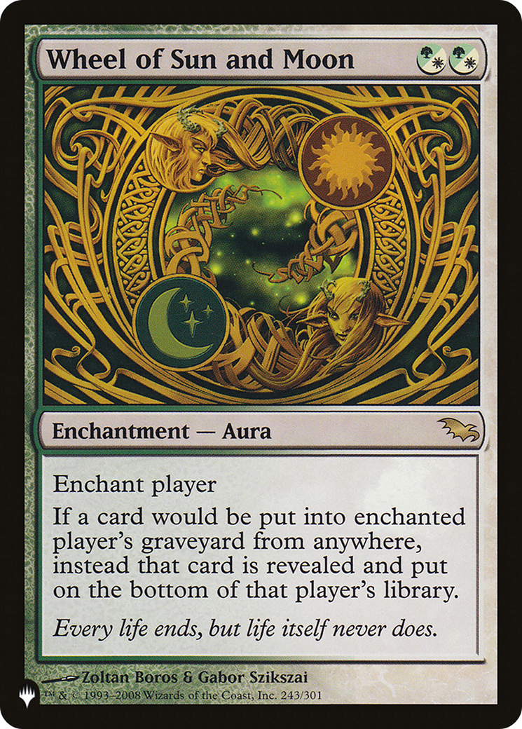 Image of Wheel of Sun and Moon (LIST-243/301) - The List
