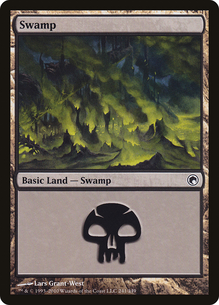 Image of Swamp (241) (SOM-241) - Scars of Mirrodin