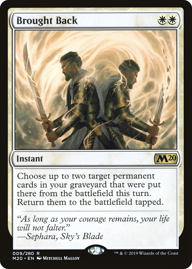 Image of Brought Back (M20-009) - Core Set 2020 Foil