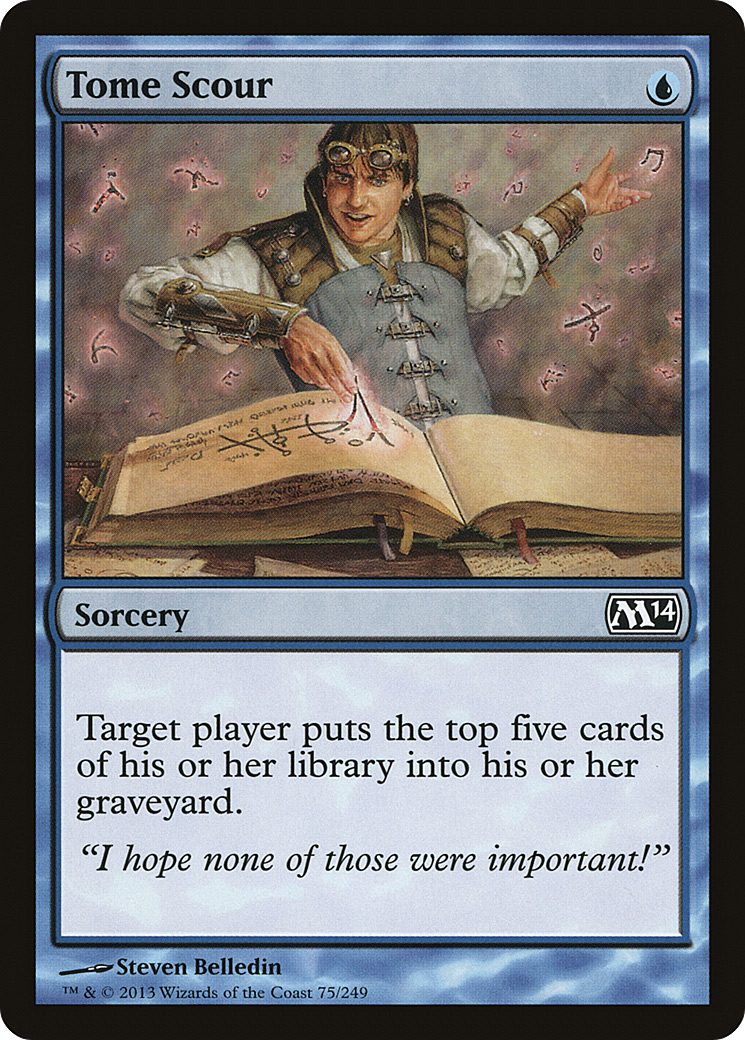 Image of Tome Scour (M14-075) - Magic 2014