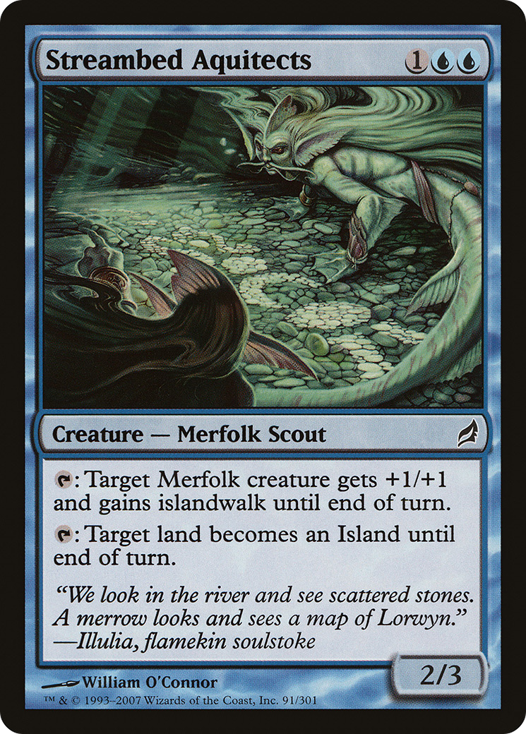 Image of Streambed Aquitects (LRW-091) - Lorwyn