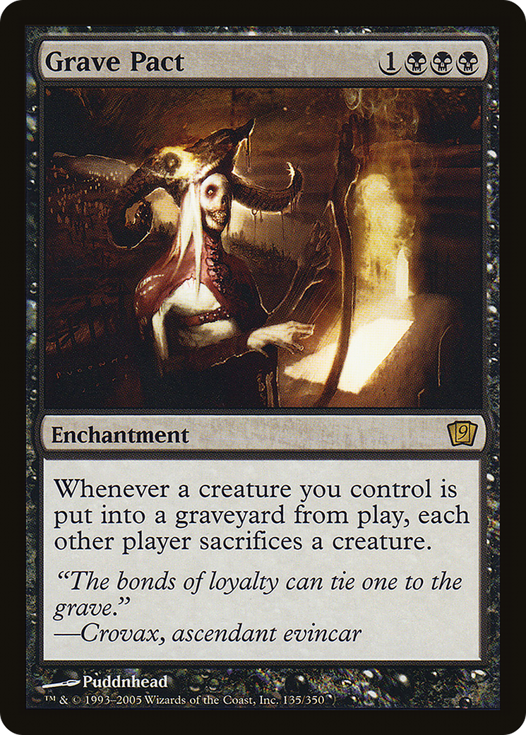 Image of Grave Pact (9ED-135) - 9th Edition Foil