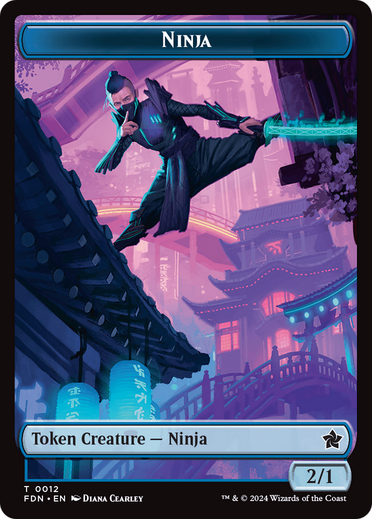 Image of Ninja (TFDN-012) - Foundations Tokens Foil