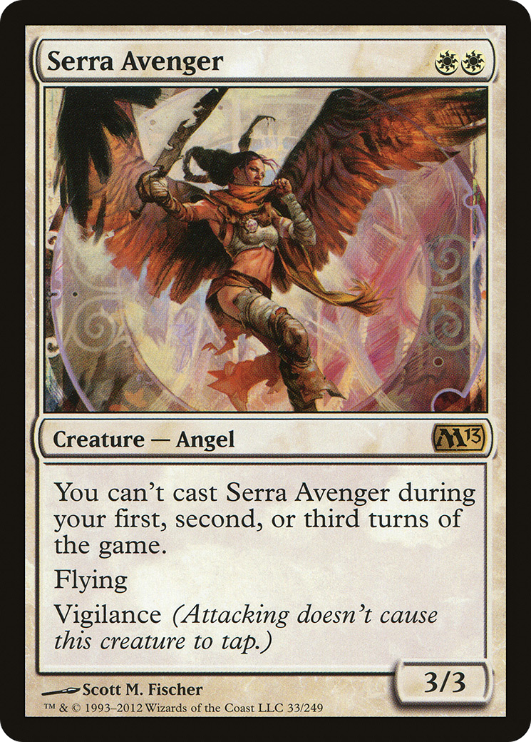 Image of Serra Avenger (M13-033) - Magic 2013 Foil