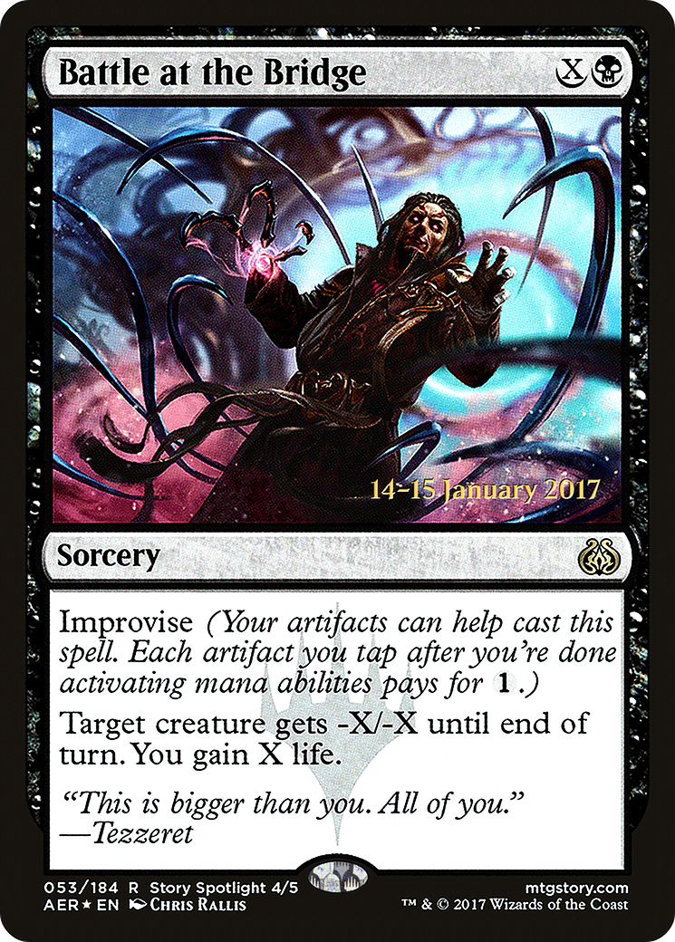 Image of Battle at the Bridge (PRE-53S) - Aether Revolt Promos Foil