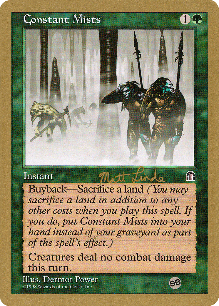 Image of Constant Mists - 1999 Matt Linde (STH) (SB) (WCD-) - World Championship Decks 1999