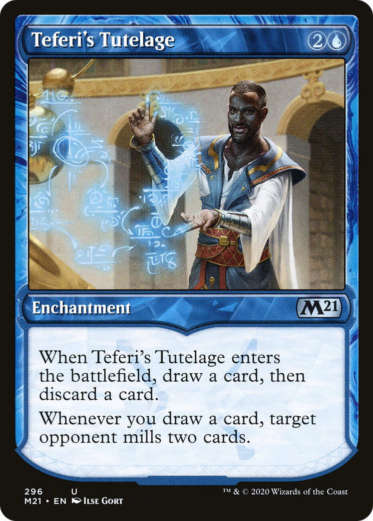 Image of Teferi's Tutelage (M21-296) - Core Set 2021: (Showcase) Foil