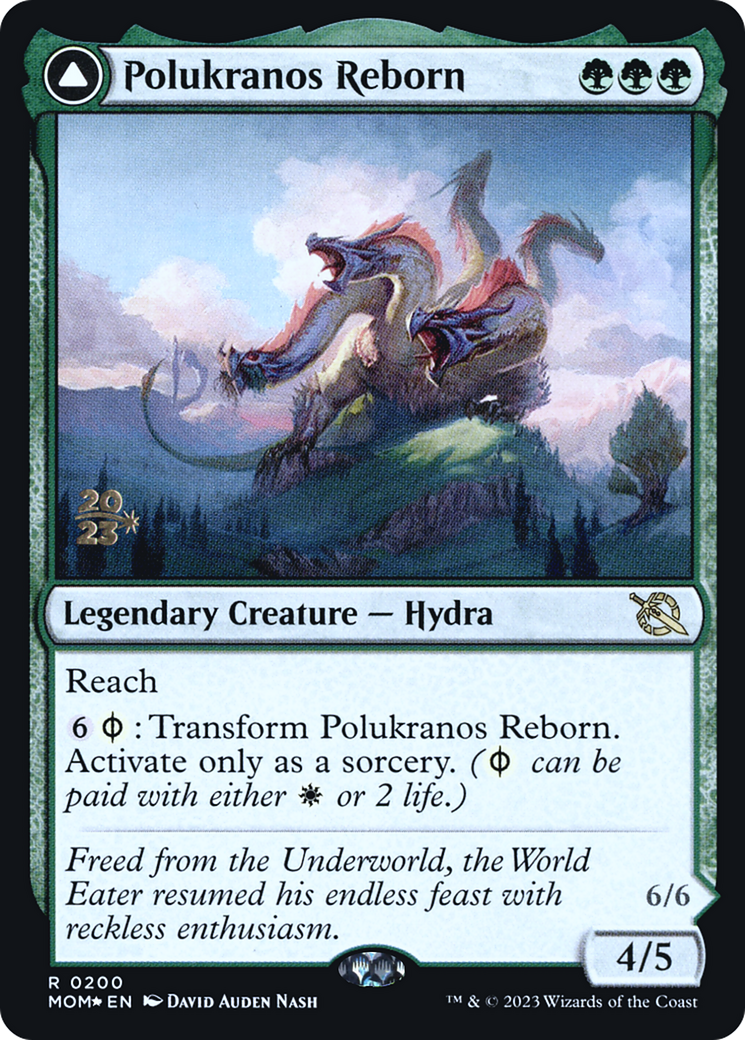 Image of Polukranos Reborn (PRE-200) - March of the Machine Promos Foil