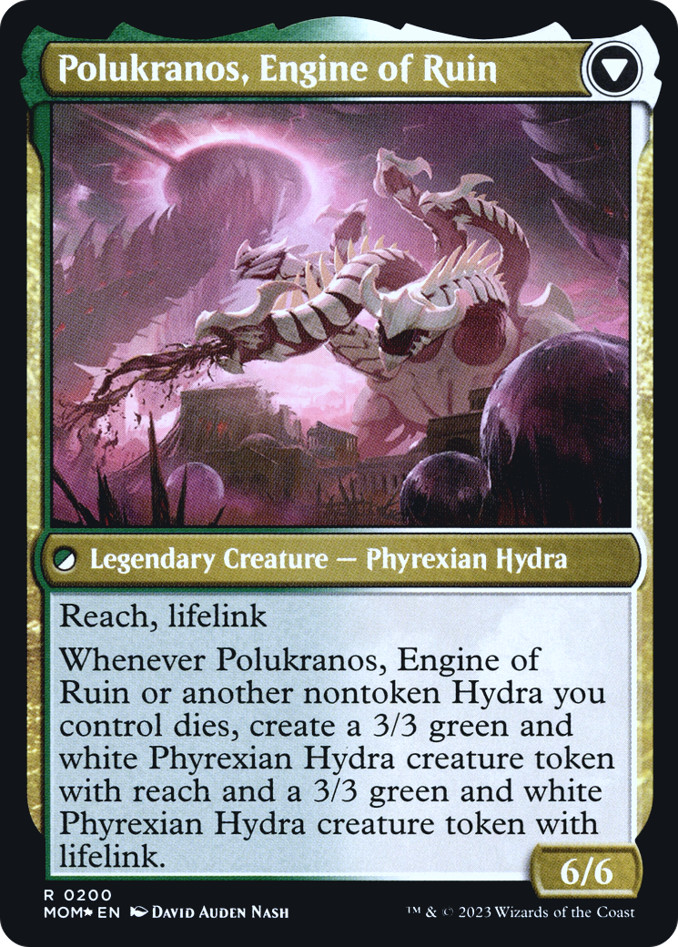 Image of Polukranos Reborn (PRE-200) - March of the Machine Promos Foil