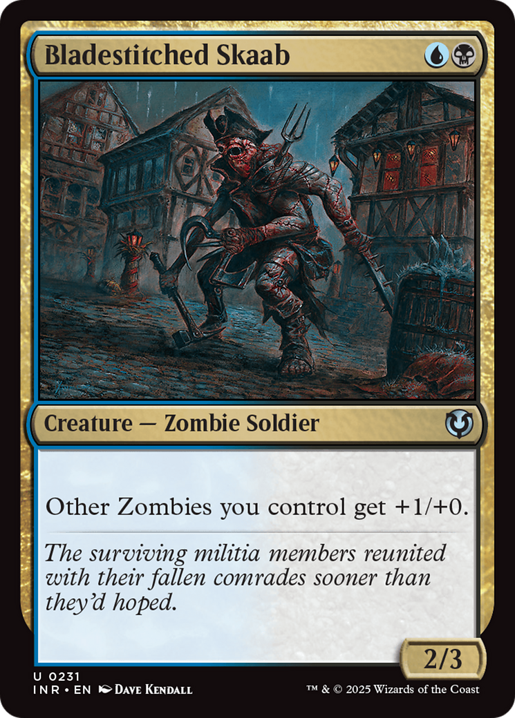 Image of Bladestitched Skaab (INR-231) - Innistrad Remastered Foil