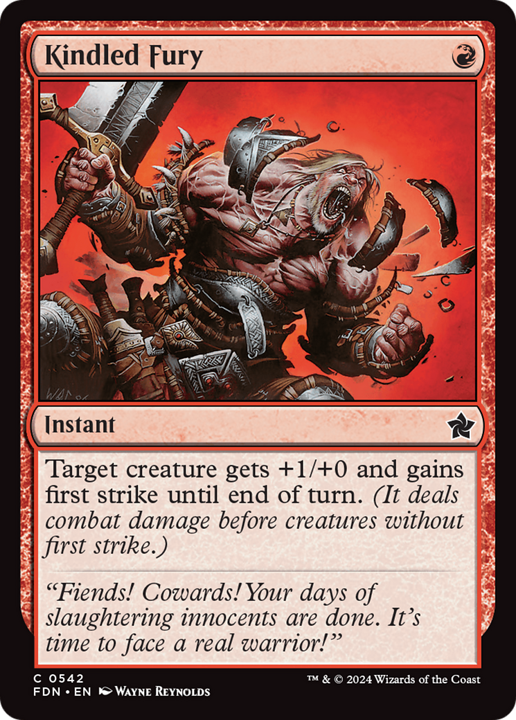 Image of Kindled Fury (FDN-542) - Foundations