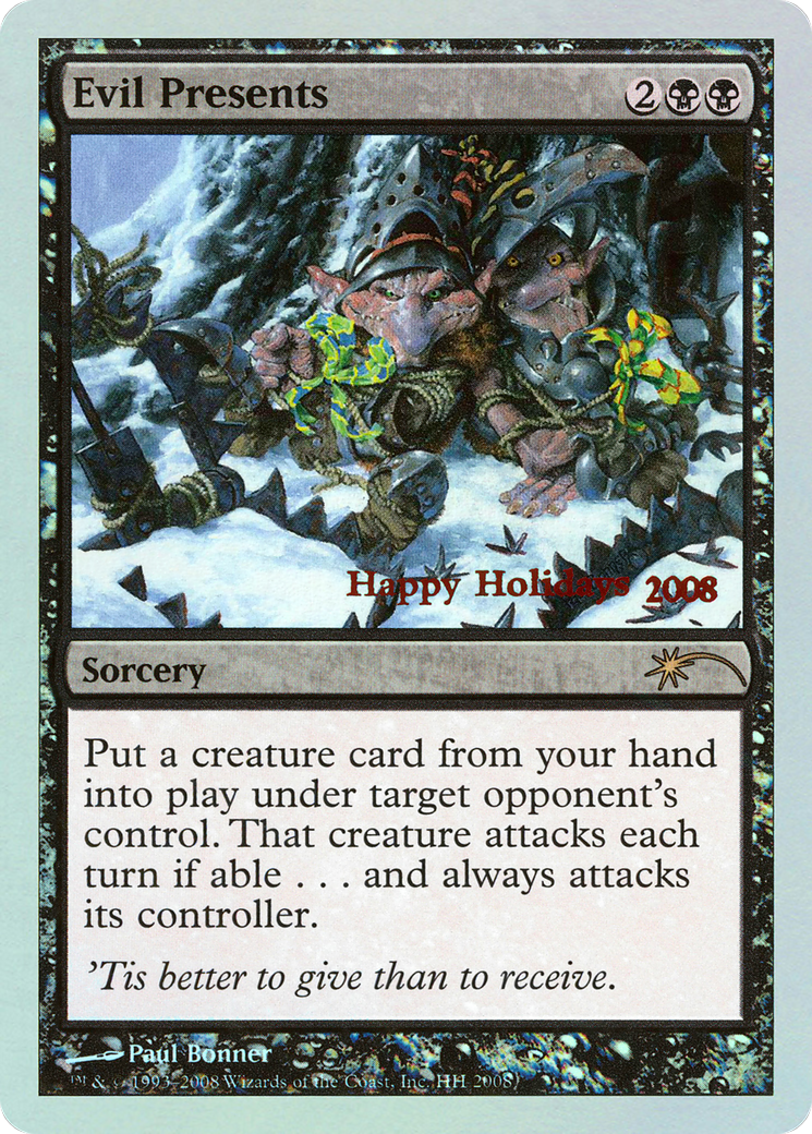 Image of Evil Presents (SPECIAL-2008) - Happy Holidays Foil