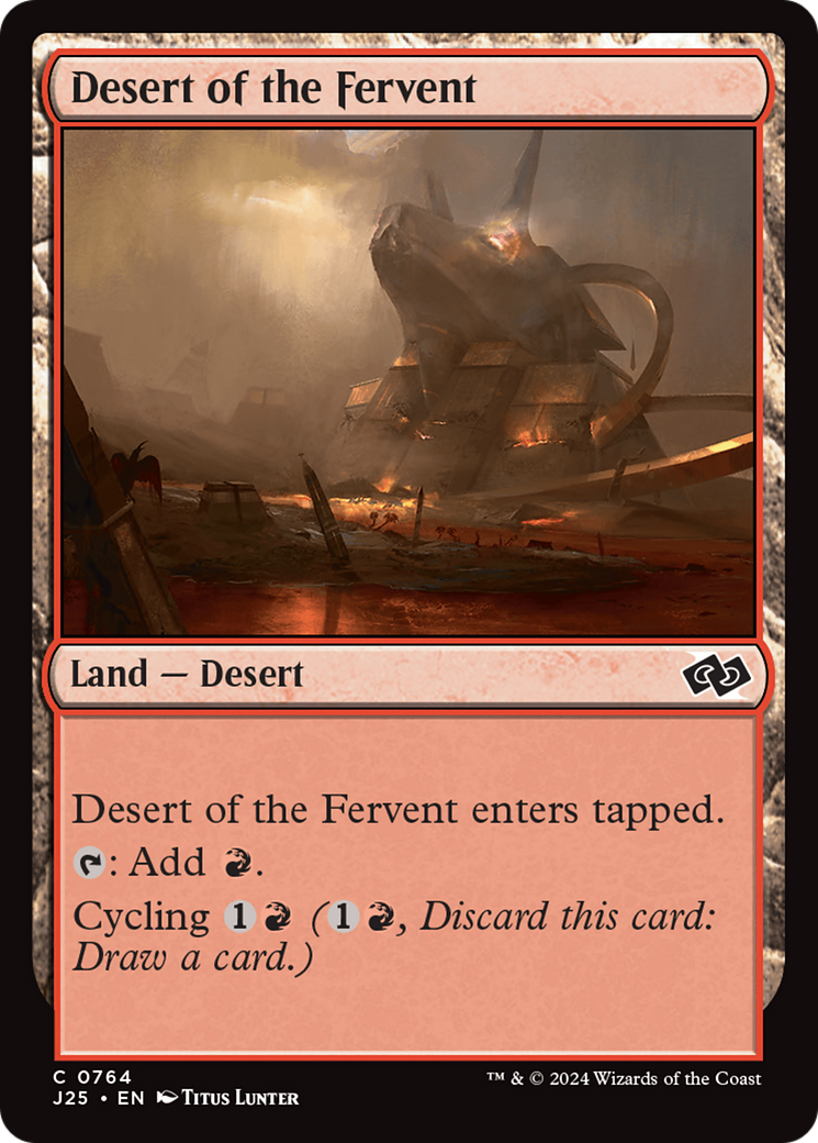 Image of Desert of the Fervent (J25-764) - Foundations Jumpstart