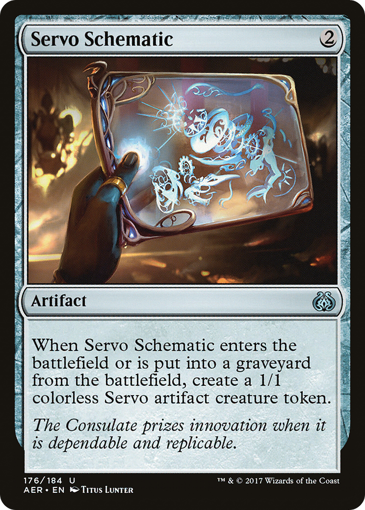 Image of Servo Schematic (AER-176) - Aether Revolt Foil