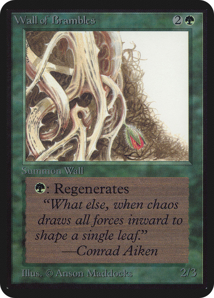 Image of Wall of Brambles (LEA-) - Limited Edition Alpha