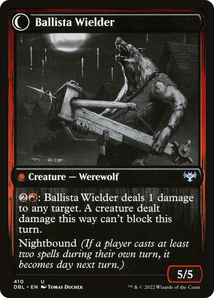 Image of Ballista Watcher (DBL-410) - Innistrad: Double Feature: (Double Faced Transform) Foil