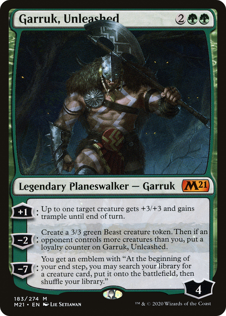 Image of Garruk, Unleashed (M21-183) - Core Set 2021
