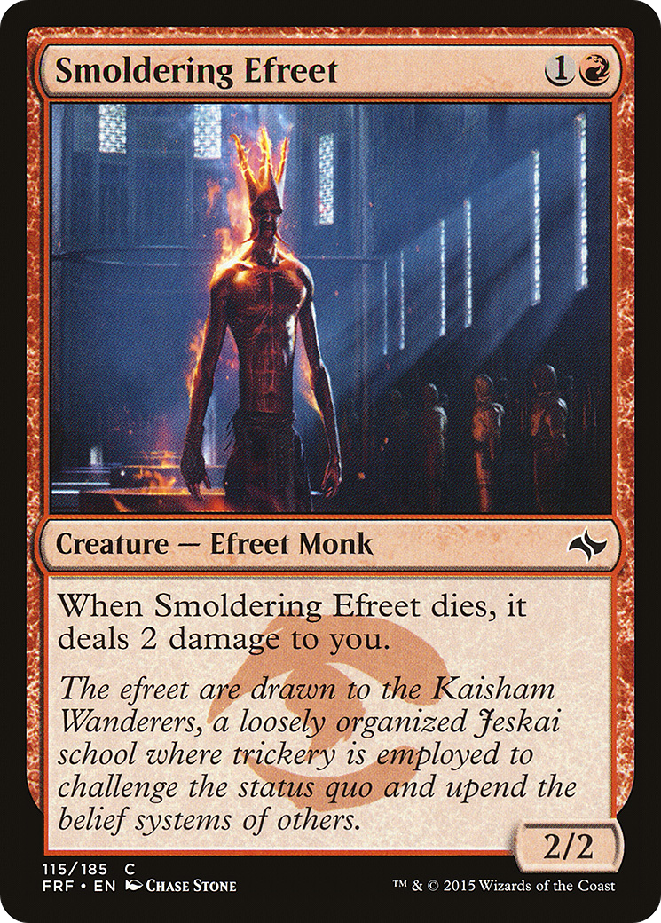 Image of Smoldering Efreet (FRF-115) - Fate Reforged