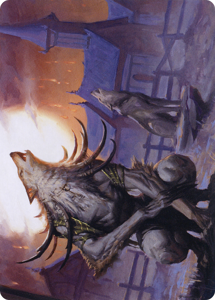 Image of Lord of the Ulvenwald // Lord of the Ulvenwald (AMID-064) - Midnight Hunt Art Series (Borderless)