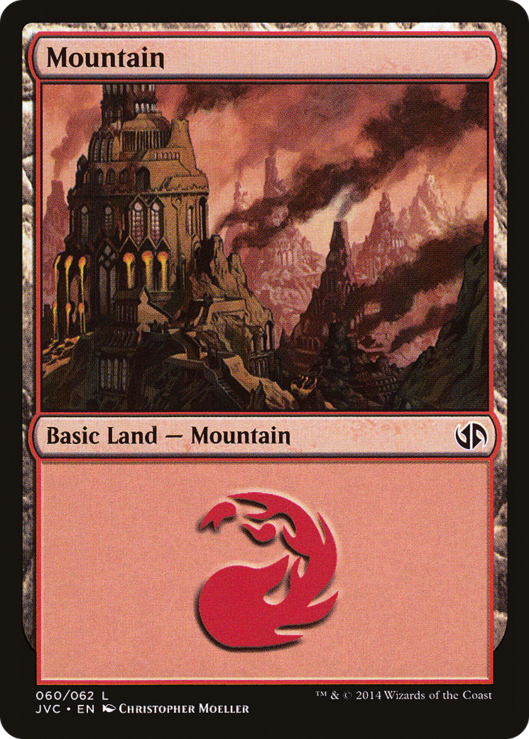 Image of Mountain (60) (Jace vs Chandra) (DD3-060) - Duel Decks Anthology: Jace vs. Chandra
