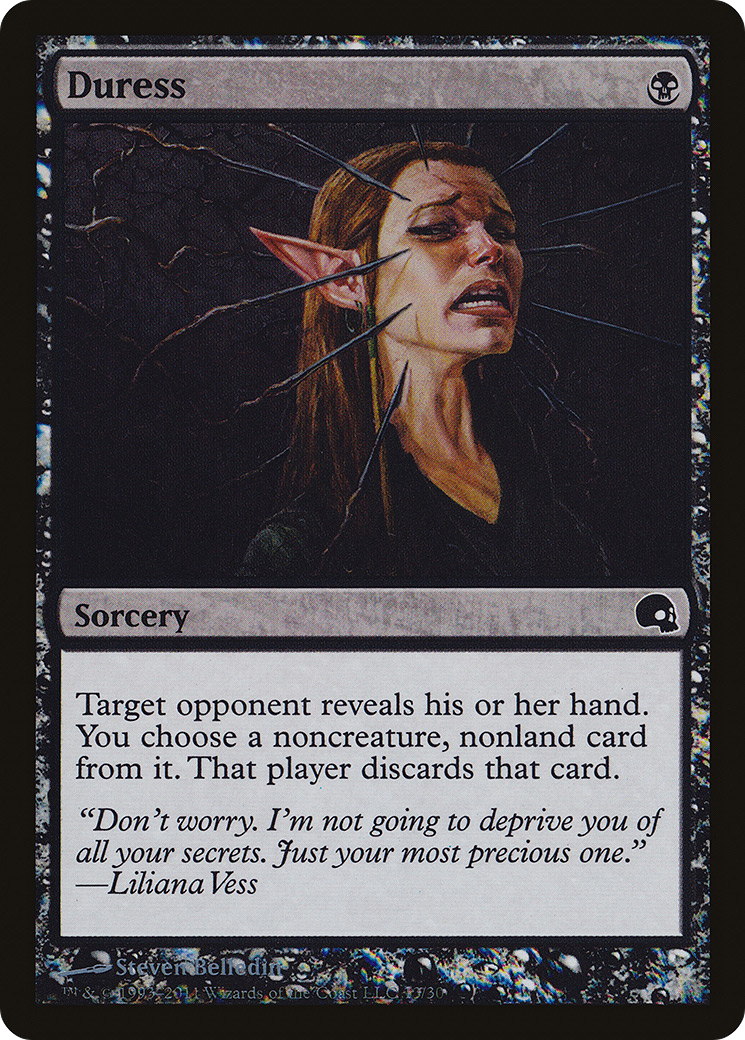 Image of Duress (GRV-013) - Premium Deck Series: Graveborn Foil