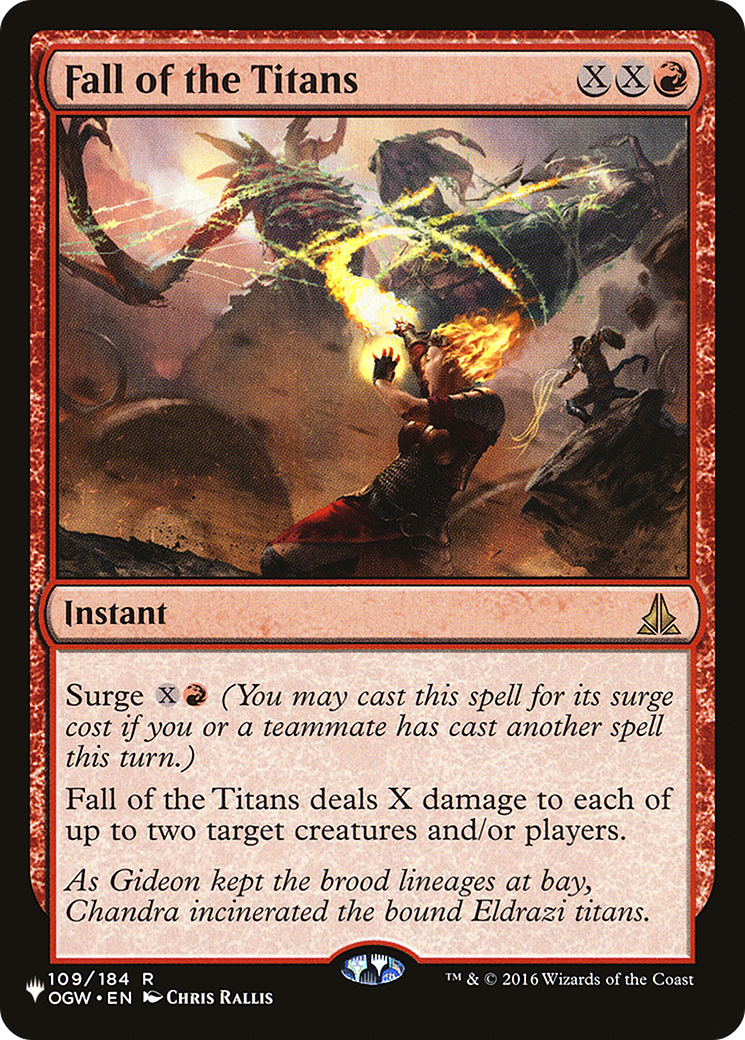 Image of Fall of the Titans (LIST-OGW-109) - The List