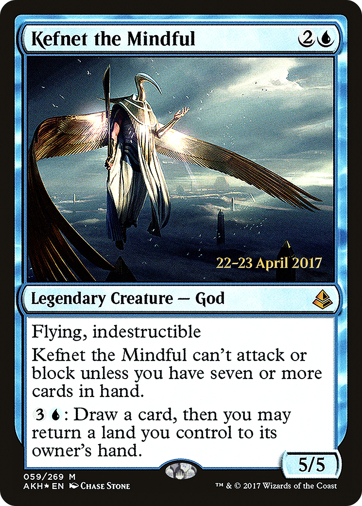 Image of Kefnet the Mindful (PRE-059) - Amonkhet Promos Foil