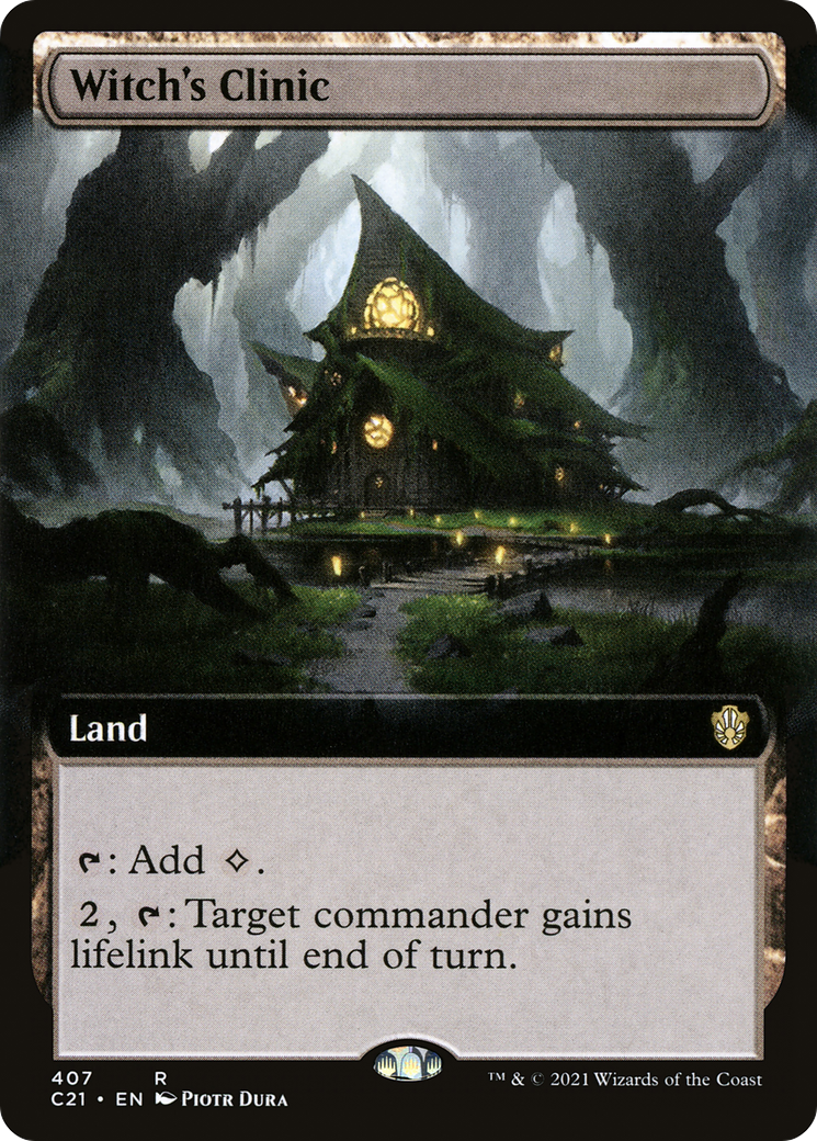 Image of Witch's Clinic (Extended Art) (C21-407) - Commander 2021: (Extended Art)