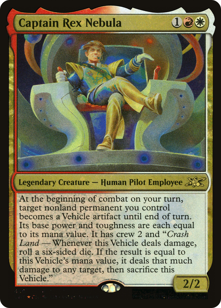 Image of Captain Rex Nebula (Galaxy Foil) (UNF-450) - Unfinity Foil