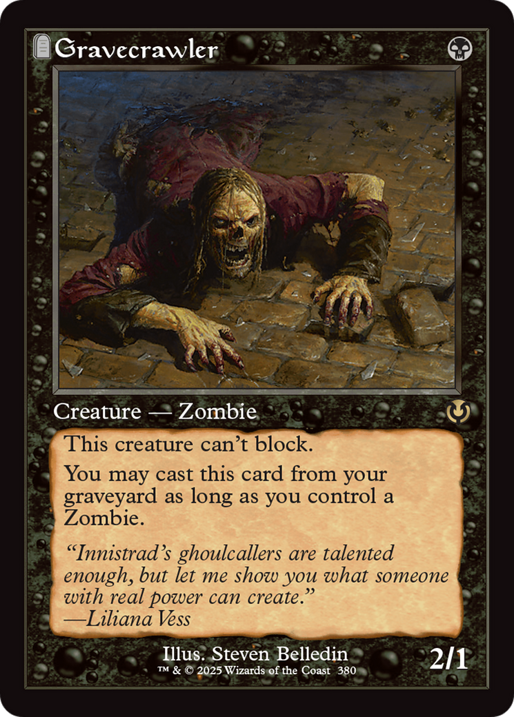 Image of Gravecrawler (Retro Frame) (INR-380) - Innistrad Remastered