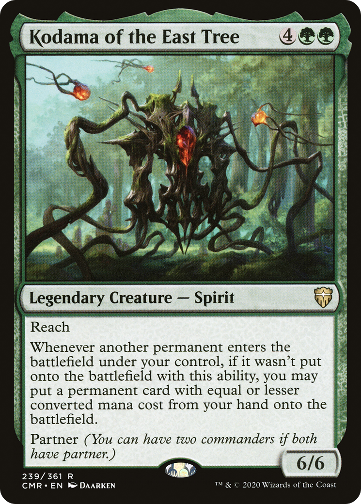 Image of Kodama of the East Tree (CMR-239) - Commander Legends Foil