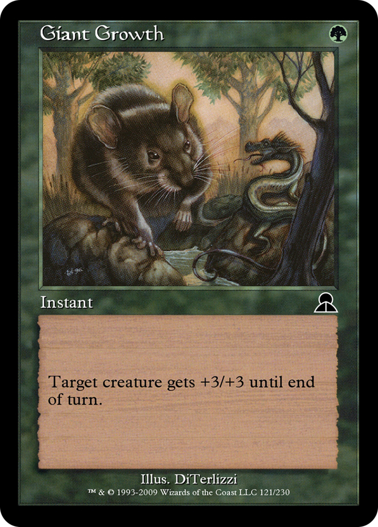Image of Giant Growth (ME3-121) - Masters Edition III Foil