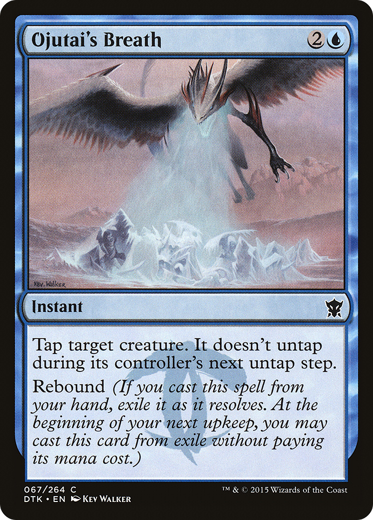 Image of Ojutai's Breath (DTK-067) - Dragons of Tarkir